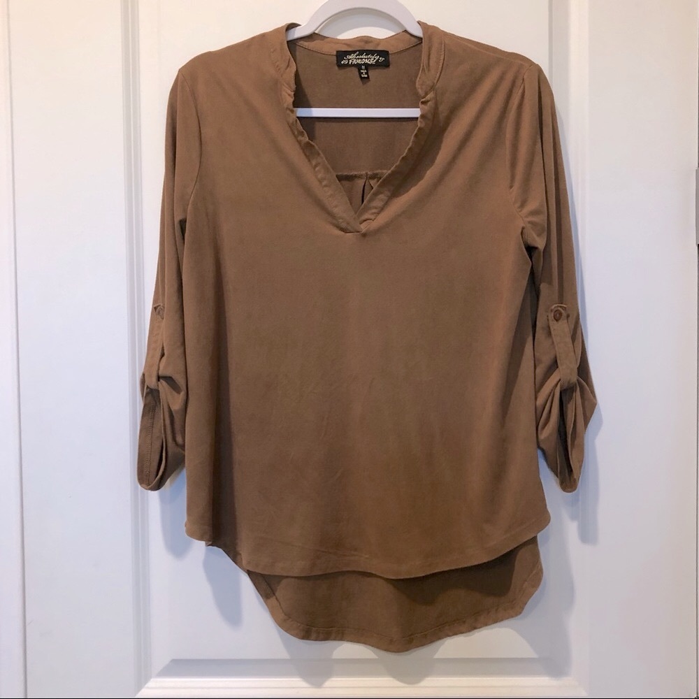 Absolutely Famous Brown Blouse